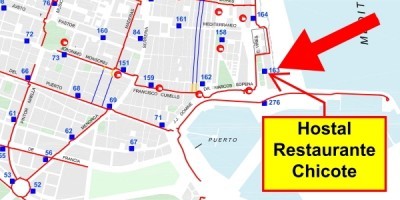 Mapa Carril Bici Valencia + estaciones Valenbisi